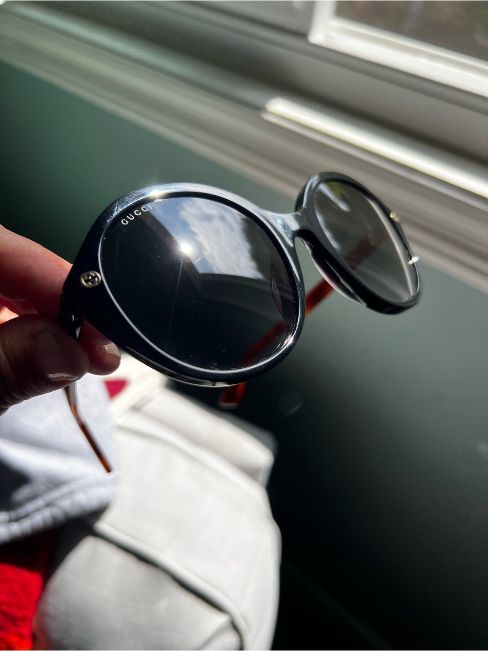 Gucci Round 55mm Sunglasses - Picture 5 of 12